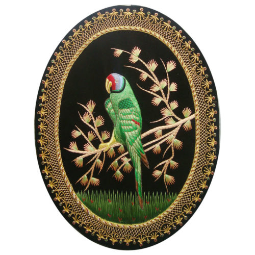 Wall Hanging Rug Jewel Carpet Parrot