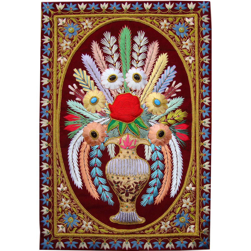 Wall Hanging Rug Jewel Carpet Flower