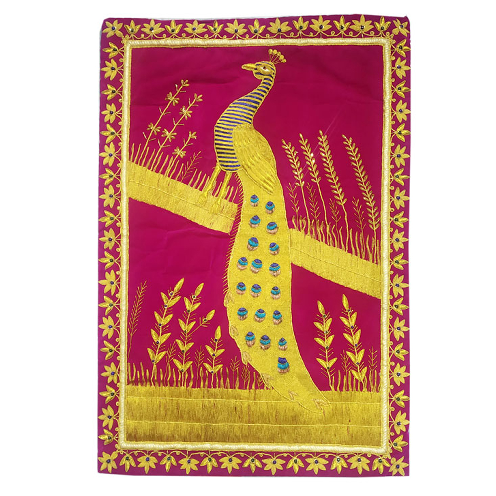 Wall Hanging Rug Jewel Carpet Peacock