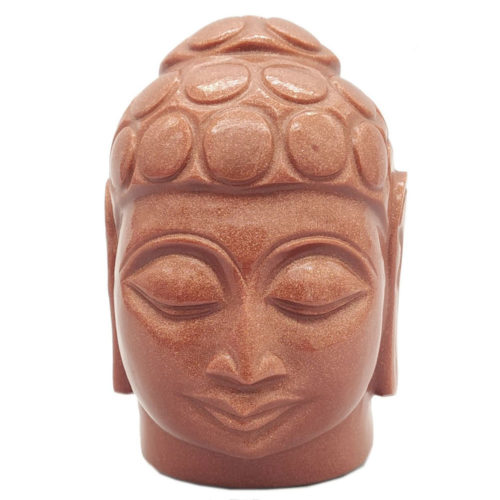 Sun Stone Buddha Head