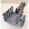 Brass handmade Bull cart for home decor show piece & gift
