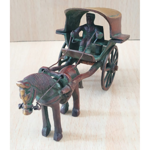 Brass handmade Horse cart for home decor show piece & gift