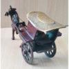 Brass handmade Horse cart for home decor show piece & gift