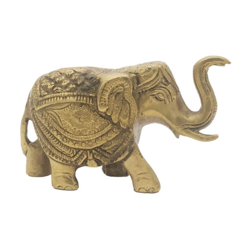 Brass Elephant statue India Home Decor