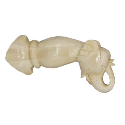 Bone Dagger Handle Elephant Face 