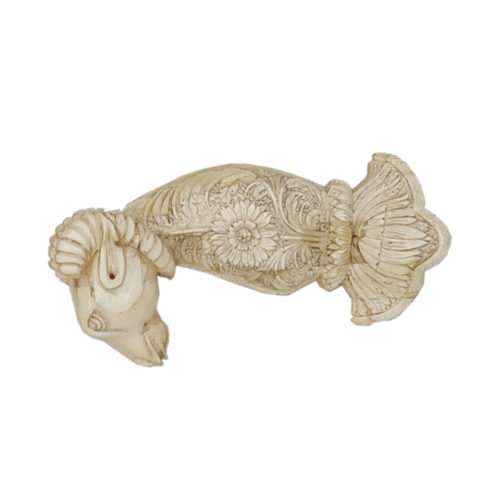 Bone Dagger Handle Sheep Face 
