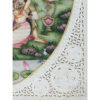 Painting Shajahan Mumtaj in Jungle Court Handmade Miniature Artwork water color resin tile 12X9