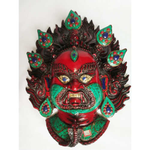 Buddha Mahakal Mask Wall hanging Art Sculpture Painting and Stone work